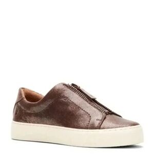 Frye Lena Snake Embossed Leather Sneaker